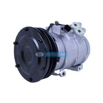 COMPRESSOR MODELO DENSO 10S17C MAQUINA CATERPILLAR 310/320-BL - 24 VOLTS POLIA CANAL 1A 135MM